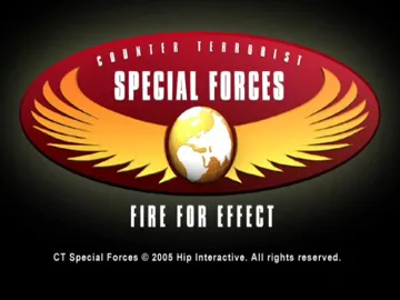 Counter Terrorist Special Forces Fire For Effect (USA) screen shot title